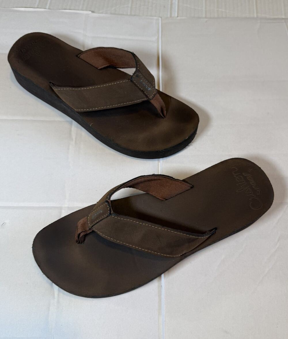 Reef Flip Flops Size 9 Dark Brown